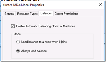 load balance Virtual machine