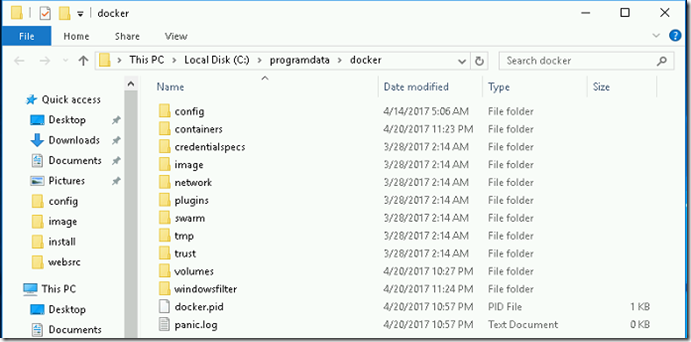 change default installation path for docker folder