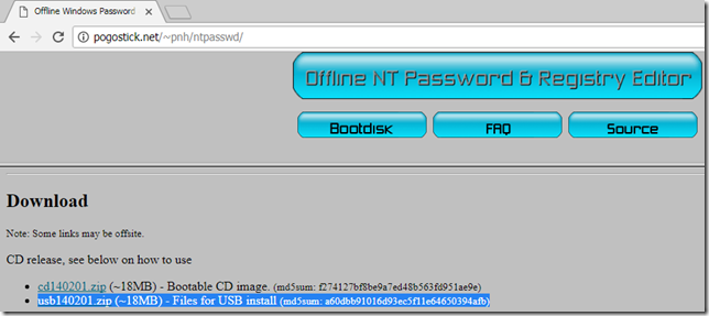 Steps to Reset administrator password for Windows Servers