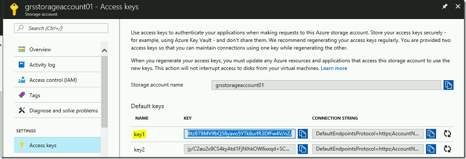 Steps to copy VHDs between azure storage accounts
