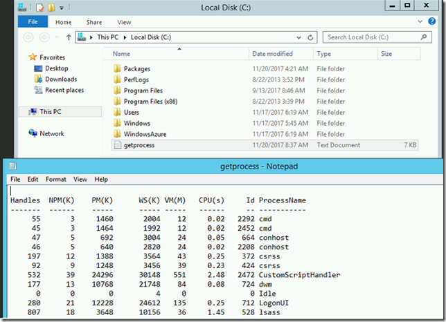 Deploy custom script through VM Extensions in Windows Azure VM