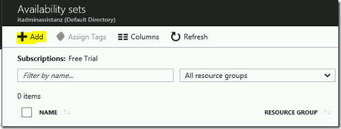 Create Azure Web Farm using Load Balancer and High Availability Set