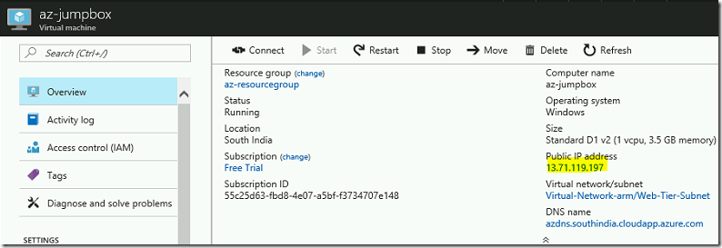Create Azure Web Farm using Load Balancer and High Availability Set