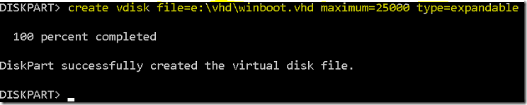 Steps to Create Bootable VHD on Hyper-V