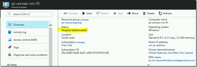 Steps to attach unmanaged OS Disk to a Windows Azure VM