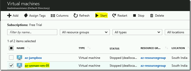 Steps to attach unmanaged OS Disk to a Windows Azure VM
