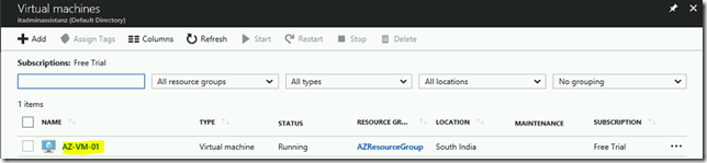 Steps to create a VM in Microsoft Azure