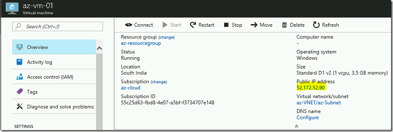 Steps to Restore Azure VM
