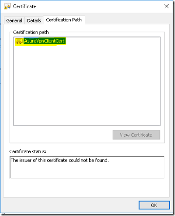 A certificate could not be found that can be used with this Extensible Authentication Protocol