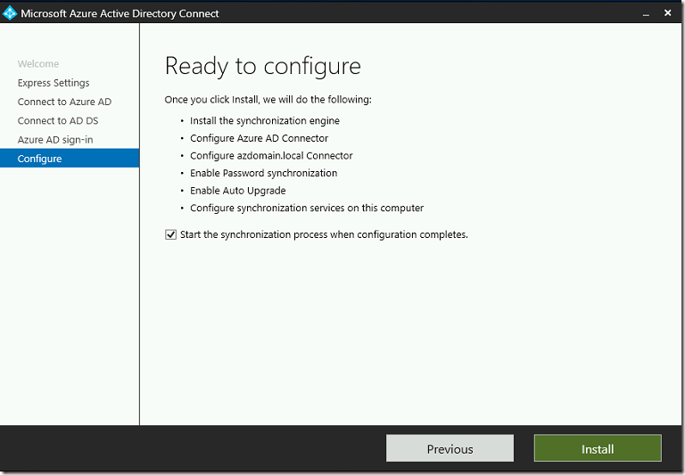 Steps to migrate users from on-premise Active Directory to Azure