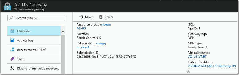 Steps to create VNET-to-VNET VPN using Azure Portal