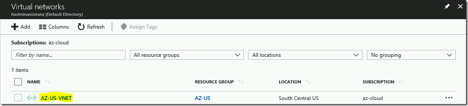 Steps to create VNET-to-VNET VPN using Azure Portal