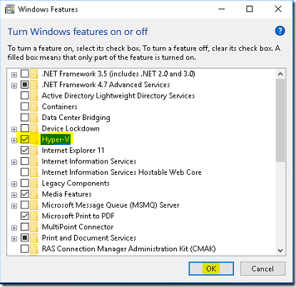 Installing MiniKube on Windows 10 using Hyper-V