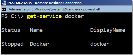 Steps to Install Docker on Windows 2016 Server Core