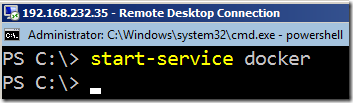 Steps to Install Docker on Windows 2016 Server Core