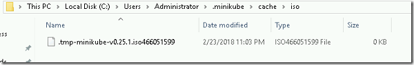 Installing MiniKube on Windows 2016 Server