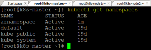 Steps to create Custom Namespace in the Kubernetes