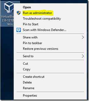 Installing Minikube on Windows 10 Home Edition using VirtualBox