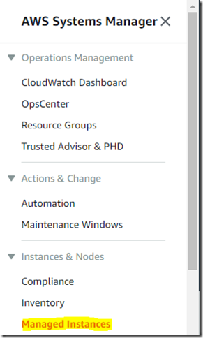 Registering on-premise VM in Systems Manager