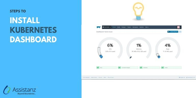 Installation of kubernetes dashboard