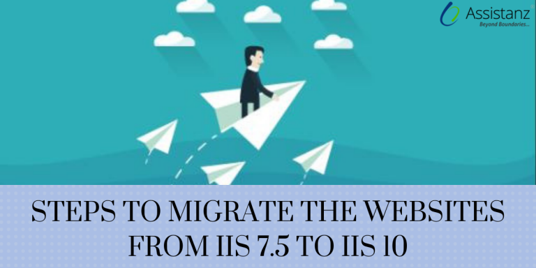 Migrate The Websites From IIS 7.5 To IIS 10