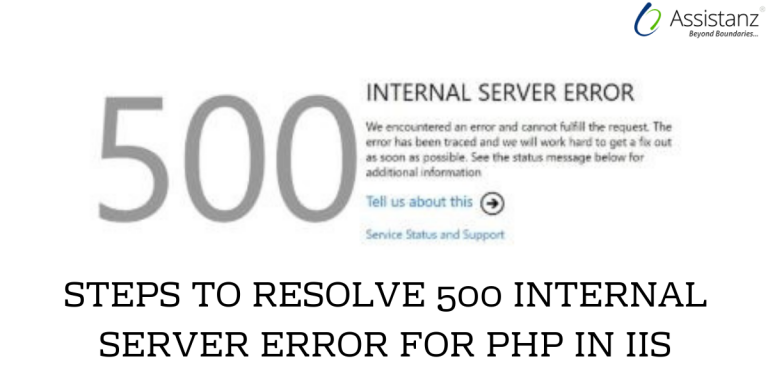Resolve 500 Internal Server Error For PHP
