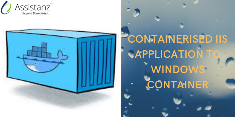 Containerised IIS Application To Windows Container