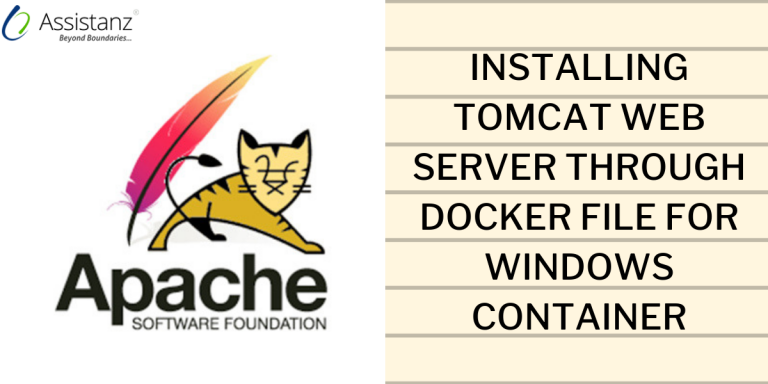 Installing Tomcat Web Server Through Docker File For Windows Container