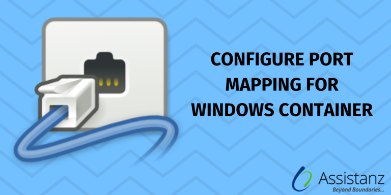 Configure Port Mapping For Windows Container
