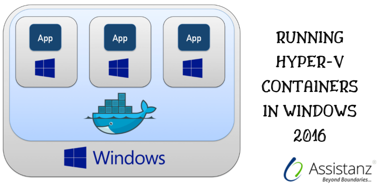 Hyper V container in windows 2016
